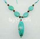 Wholesale tiger eye turquoise necklace