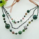 Wholesale Gemstone Jewelry-indian agate necklace