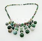 Wholesale Gemstone Necklace-indian agate necklace