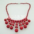 Wholesale Gemstone Necklace-blood stone necklace