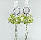 Lemon gem earrings