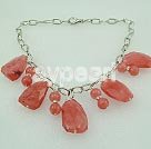 Wholesale Jewelry-cherry crystal necklace