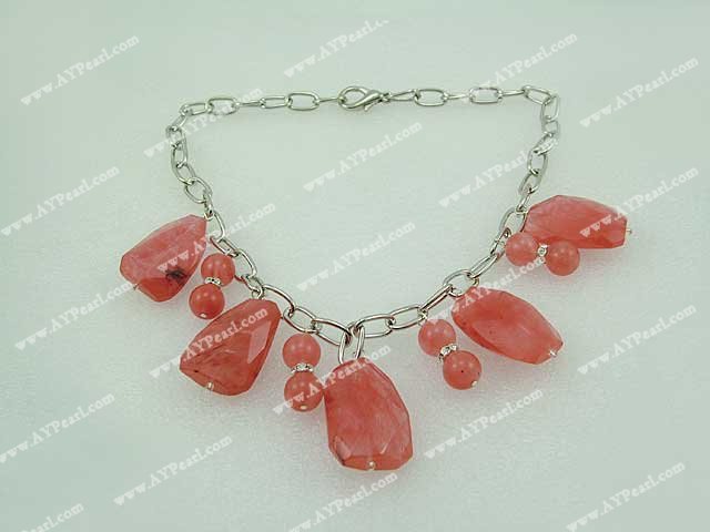 cherry crystal necklace