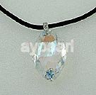 crystal pendant necklace