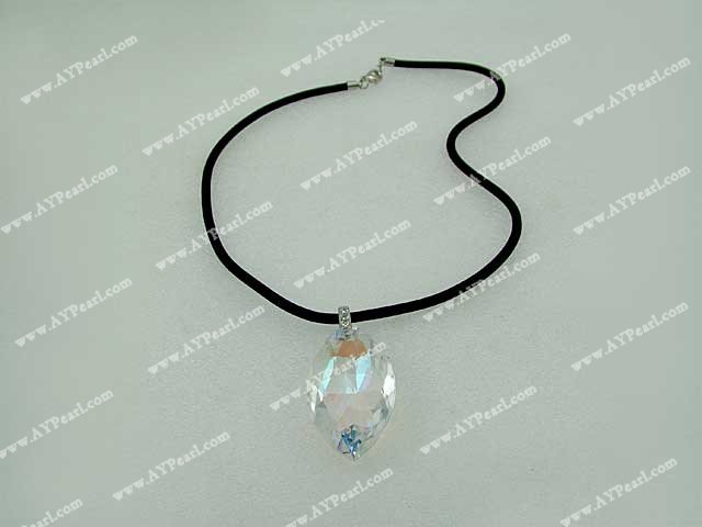 crystal pendant necklace