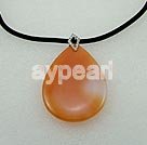 agate pendant necklace