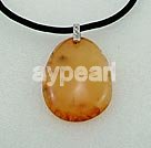 agate pendant necklace