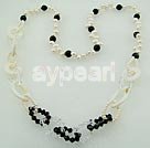 Wholesale Pearl shell crystal necklace