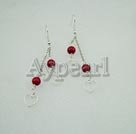 Wholesale Gemstone Earrings-blood stone earrings