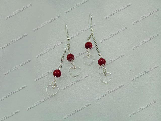 blood stone earrings