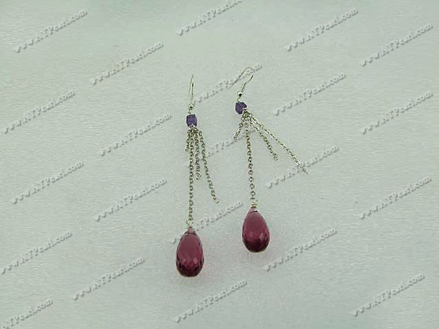 crystal earrings