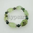 rutile bracelet à quartz vert