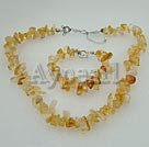 Wholesale Set Jewelry-yellow crystal set