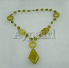 olive jade necklace