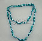pearl stone turquoise necklace