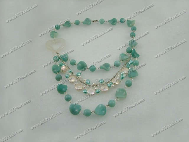 Amazon stone necklace