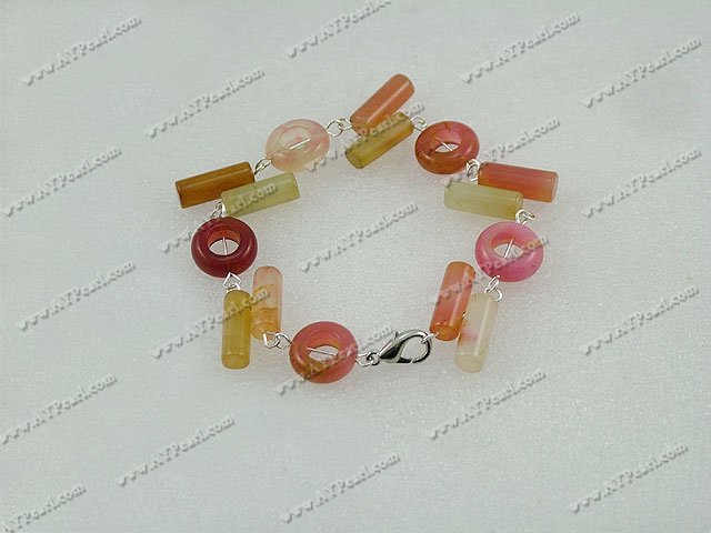 Gemstone Beads-3-color bracelet