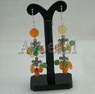 Wholesale earring-aventurine agate earrings