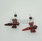 Red jasper earrings