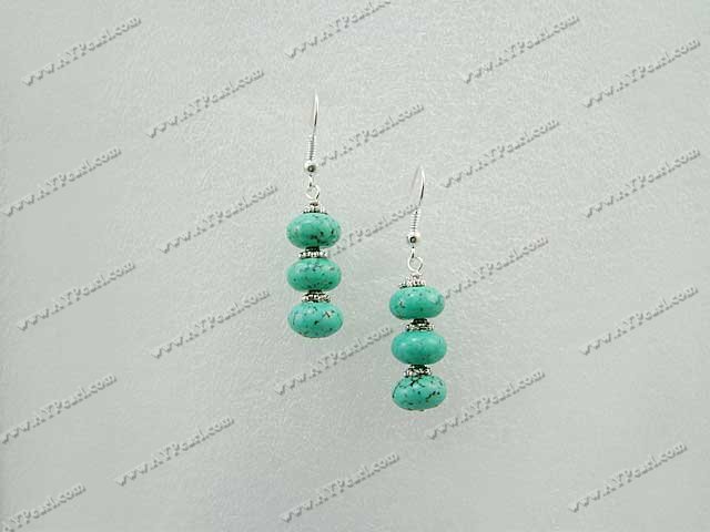 boucle d'oreille turquoise