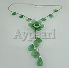 Wholesale pearl aventurine necklace