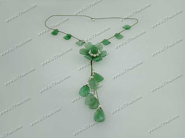 collier de perle aventurine