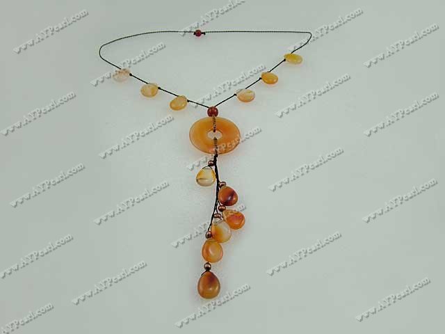 Wholesale Gemstone Jewelry-agate necklace