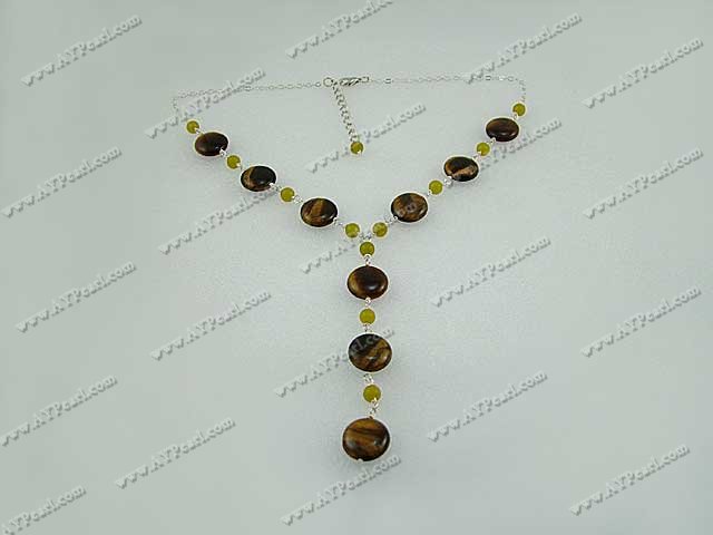 Wholesale Gemstone Jewelry-Tiger eye necklace