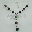 Wholesale Gemstone Jewelry-Indian agate necklace