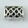 ccb imitation silver metal zinc spacer beads, 6*8mm oblong, sold by per pkg