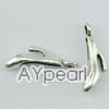 imitation silver metal beads, 12mm, high-heeled shoes shape pendant, sold by per pkg