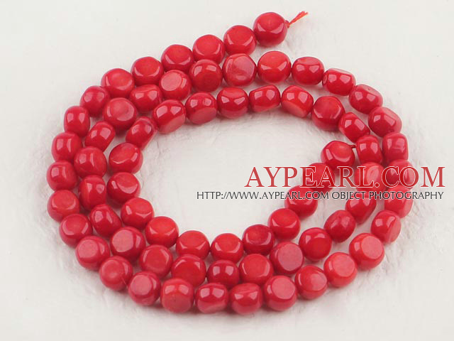 coral beads,3*5mm,red,sold per 15.75-inch strand