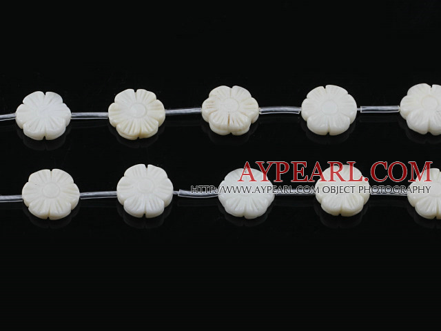 coral beads,2*10mm,carved with small flower,double-faced,white,Sold per 15.75-inch strands