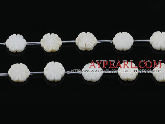 coral beads,2*10mm,carved with small flower,double-faced,white,Sold per 15.75-inch strands