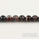 Grey agate beads,12mm round,Sold per 15.75-inch strands