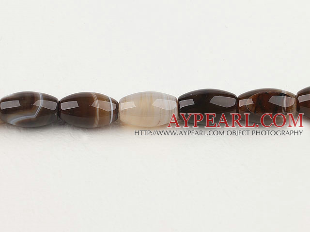 grey agate beads,10*25mm drum,Sold per 15.75-inch strands