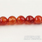 natural agate beads,10mm round ,faceted,sold per 15.75-inch strand