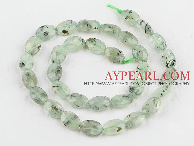 Prehnite beads,8*12mm egg,Sold per 15.75-inch strands