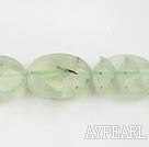 Prehnite beads,15*20mm egg,Sold per 15.75-inch strands
