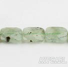 Prehnite beads,12*16mm rectangle,Sold per 15.75-inch strands