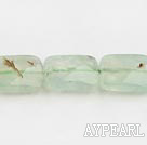 Prehnite beads,13*18mm rectangle,Sold per 15.75-inch strands