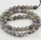 Flashing Stone beads,8mm round, faceted,Sold per 15.75-inch strands