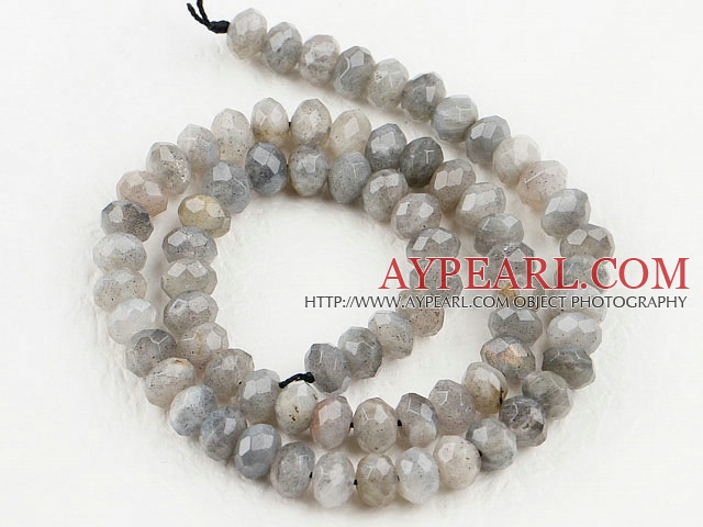 Flashing Stone beads,5*8mm abacus, faceted,Sold per 15.75-inch strands