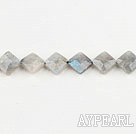 Flashing Stone beads,10mm diagonal, faceted,Sold per 15.75-inch strands