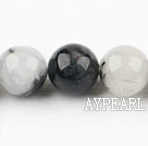 Black Rutilated Quartz beads,16mm round,Sold per 15.75-inch strands