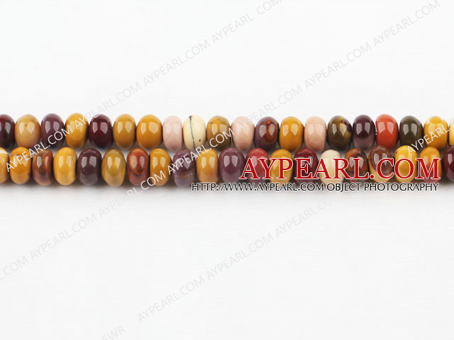 yellow opal beads,5*8mm abacus,Sold per 15.75-inch strands