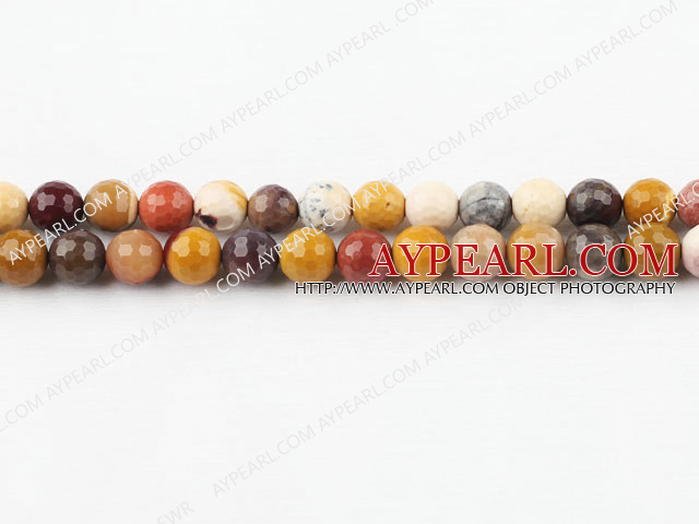 yellow opal beads,8mm round,faceted,Sold per 15.75-inch strands