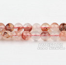 iron crystal beads,red,6mm round,sold per 15.75-inch strand