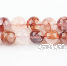 iron crystal beads,red,10mm round,Sold per 15.75-inch strands