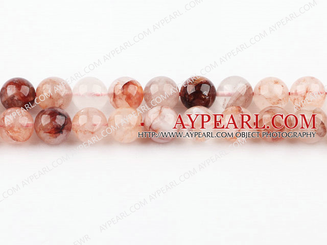 iron crystal beads,red,12mm round,Sold per 15.75-inch strands